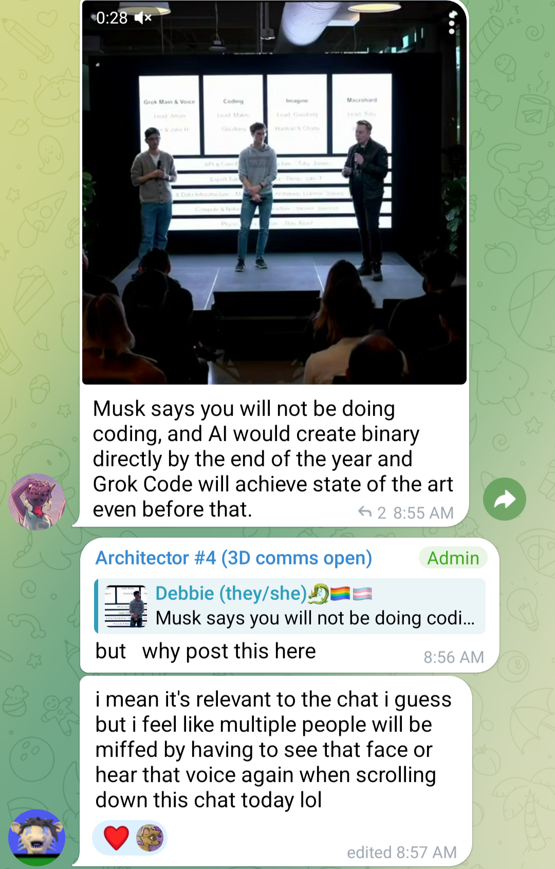 Posted media